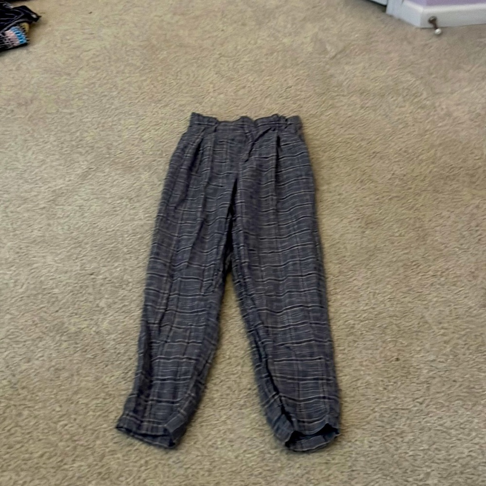 gridded pants